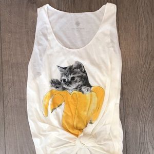 🍌🐱 Banana Cat Tank Top/Cover-Up *NEW*